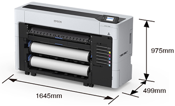 產品外觀尺寸 - Epson SureColor T5680D產品規格