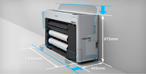 靈活緊湊，省空間、不占地 - Epson SC-T5780D產品功能