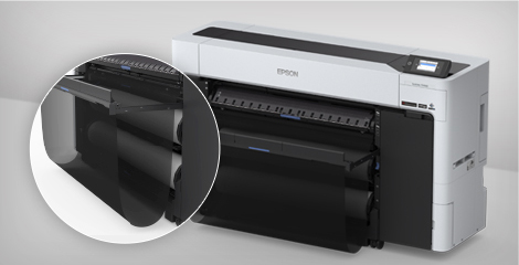 抽拉式收紙籃 - Epson SC-T5780D產品功能